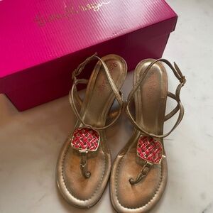 Lilly Pulitzer size 7.5 Sandals